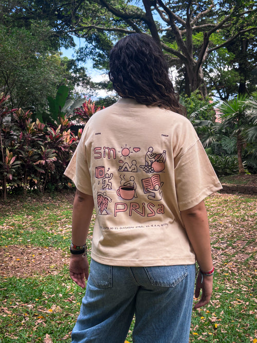 Camiseta Boxy Fit - Vamos sin prisa