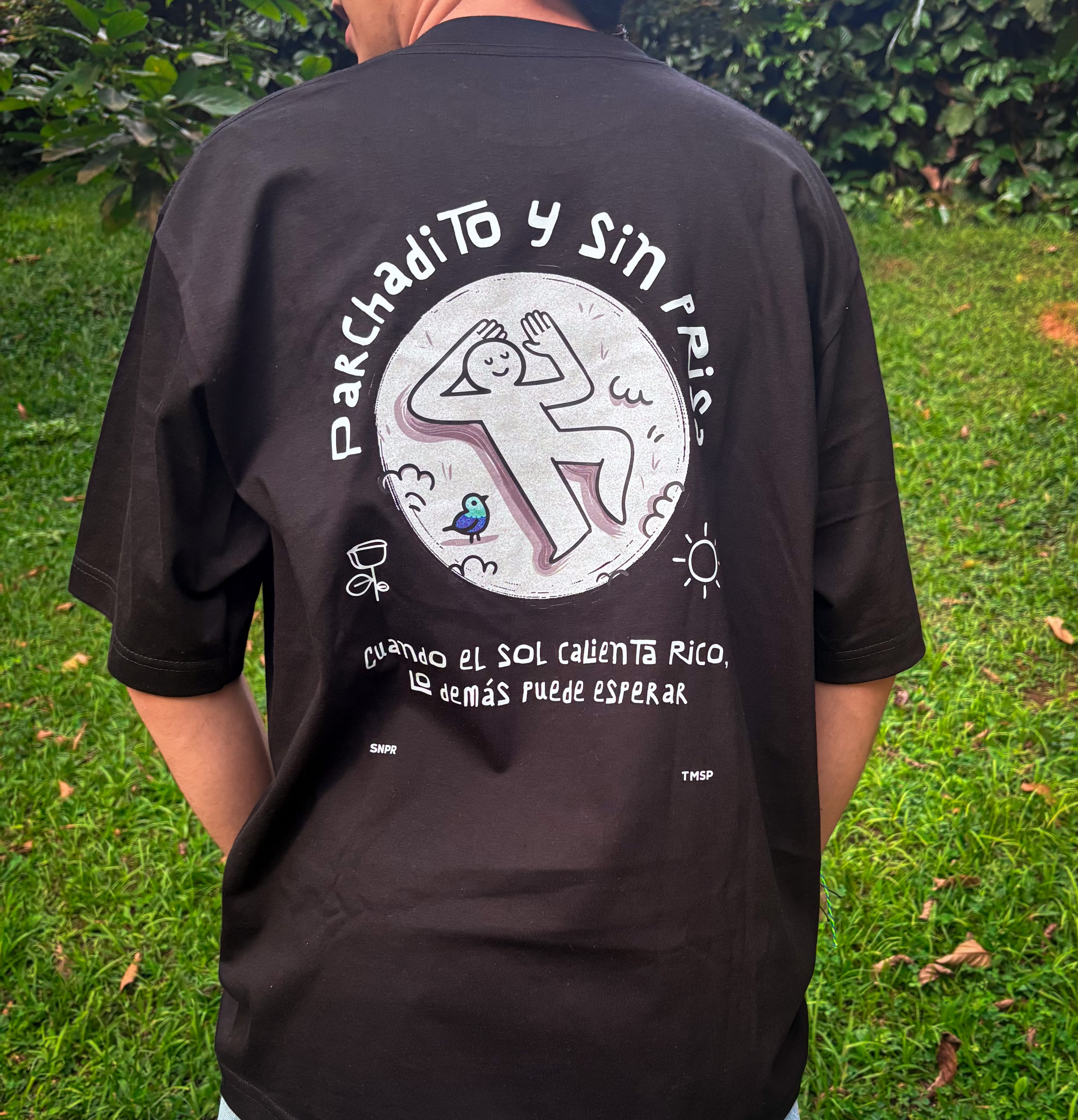 Camiseta Oversize- Parchadito