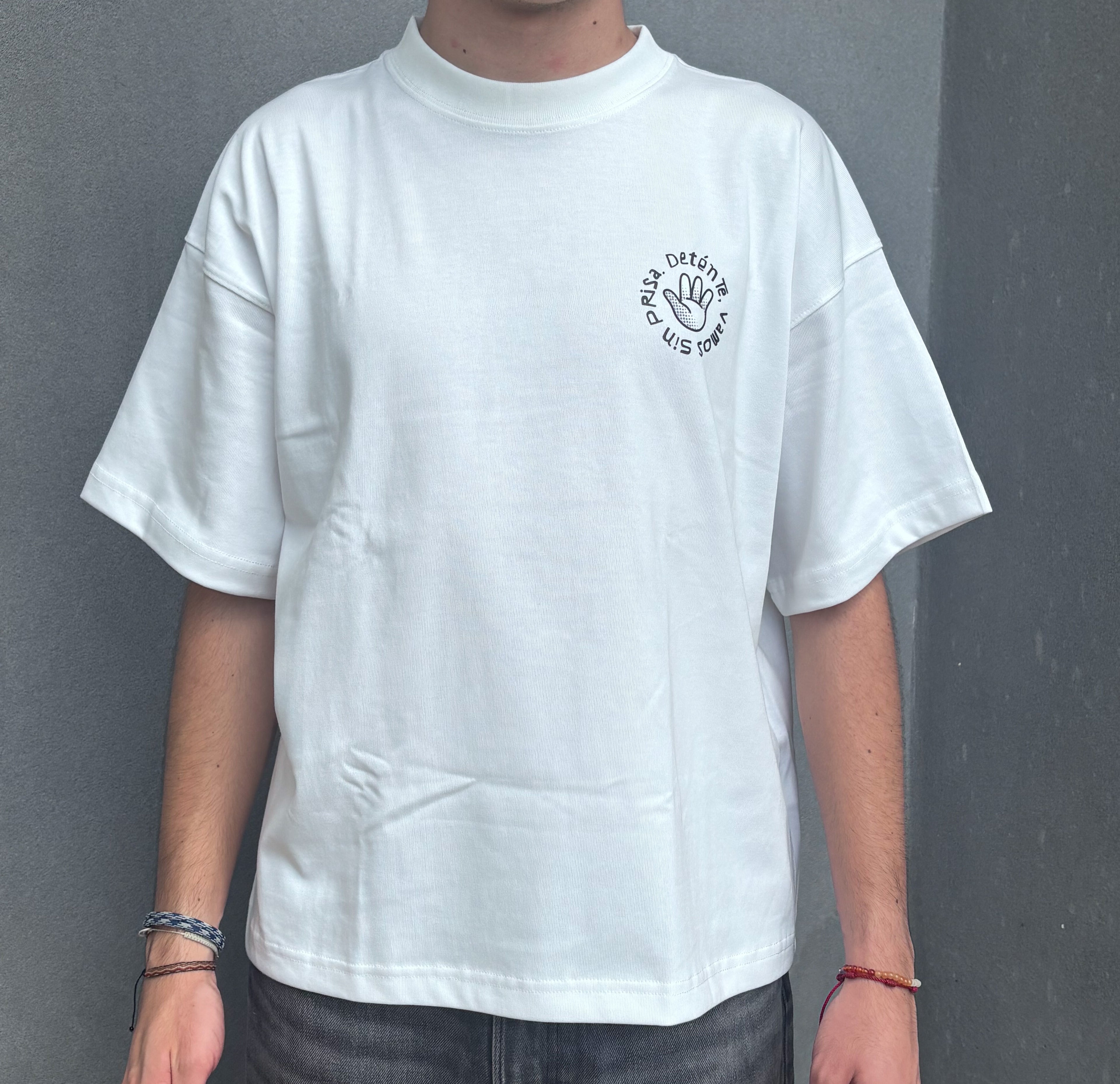 Camiseta Boxy Fit - Vamos sin prisa