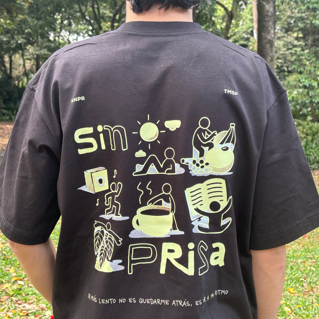 Camiseta Oversize- Vamos sin prisa