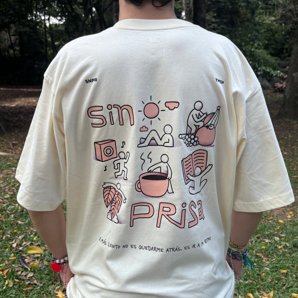 Camiseta Oversize- Vamos sin prisa